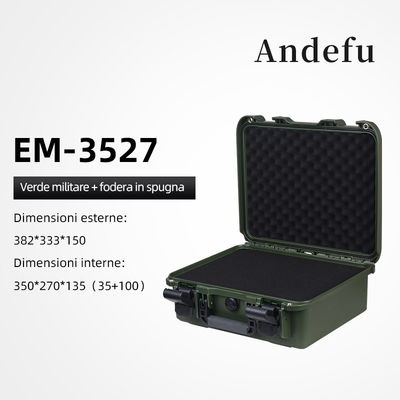 Lightweight 1.95KG Tool Storage Case with 382x333x150mm External Size and 350x270x135mm Inner Space for Secure Equipment Protection