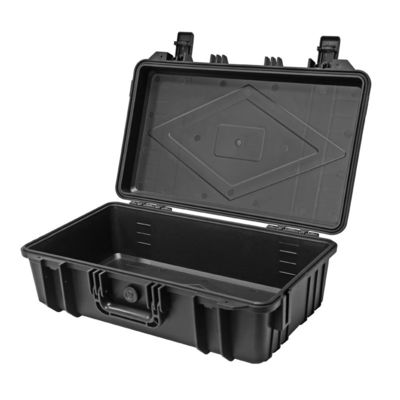 Multi-purpose Usage Portable Black PP Plastic Carrying Case Shockproof Dustproof Waterproof case with Pre-cut Foam Toolbox IP67