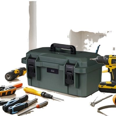 Hyper Tough 16-Inch IP67 Waterproof Toolbox with Customizable Lining and Dust Proof Protection for Tool Storage