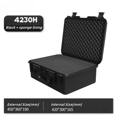 EM-4230H Shockproof Water-resistant IP67 Protective Camera Case with Adjustable Dividers for Cameras and Gear Equipment