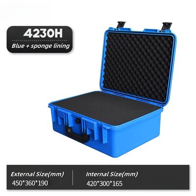EM 4230H Crushproof Hard Carrying Case with Ergonomic Handle and Quick-Access Spring Latch for Secure Tool Storage