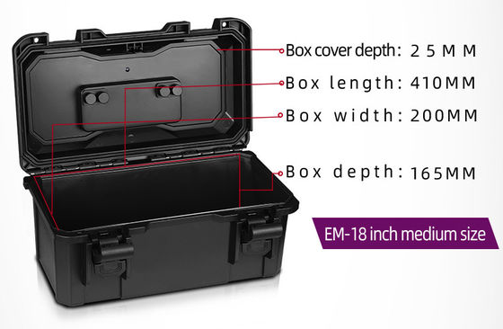 PP Plastic Protective Hard Case With Foam High Security Tool Storage Case
