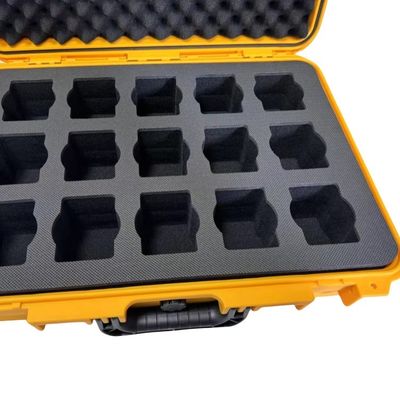 Waterproof IP67 12 Slots Watch Display Case With Handle High Precision