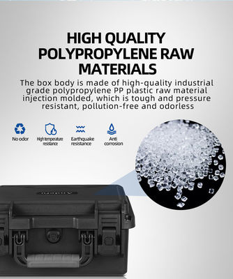 IP67 Waterproof Hard Plastic Protective Case Mildew Resistant Convenient Storage