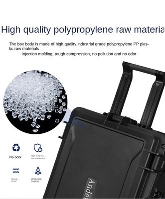 Customizable Hard Plastic Flight Case IP67 Waterproof Dirt Resistant Explosion Proof Tool Box