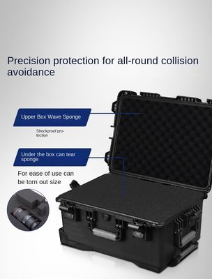 Customizable Hard Plastic Flight Case Dirt Resistant Explosion Proof