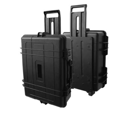 6.1kg IP67 Plastic Waterproof Trolley Hardcase W/ Wheels for Equipment 666*500*220 mm Multi-purpose Usage