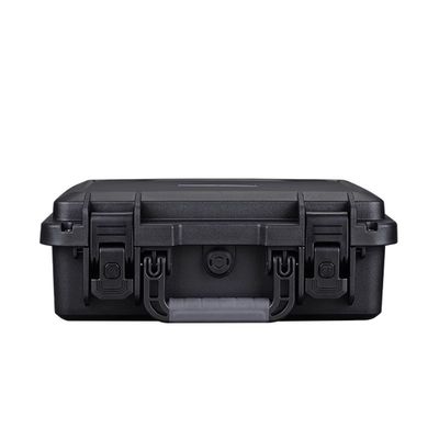 Hard Plastic Tool Case with Stainless Steel Chain Link Dual-Stage Locking System and Human-Centered Latching Mechanism
