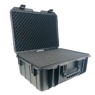 Instrument Equipment Protective Carrying Plastic Hard Tool Case with Custom Foam BLACK Inner Size 450*320*186mm