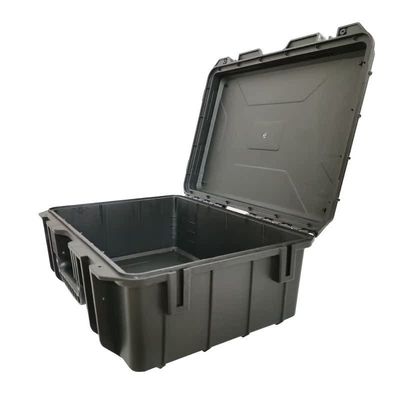 Instrument Equipment Protective Carrying Plastic Hard Tool Case with Custom Foam BLACK Inner Size 450*320*186mm