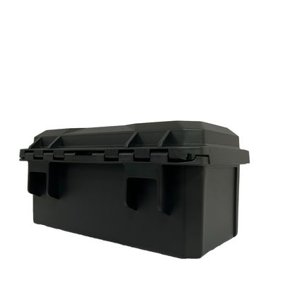 Multi Tool Box Waterproof PP Portable Tool Storage Case for Outdoor Equipment BLACK Versatile Storage Solution
