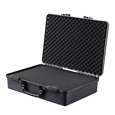 Multi Tool Box BLACK Heavy-Duty Shock Explosion Proof PP Storage Carrying Sponge Portable Box with Shockproof Protection
