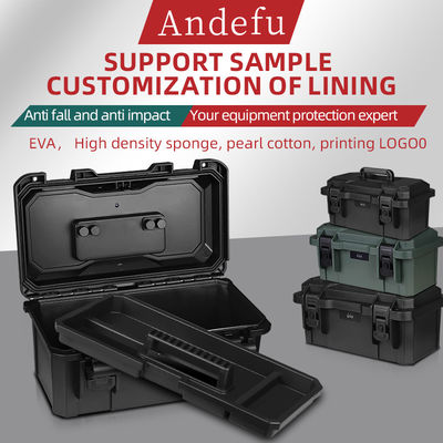 Rugged Plastic Tool Case with IP67 Waterproof Protector Box 6200 Series and OEM Support Inner Size 370*170*170 25 135