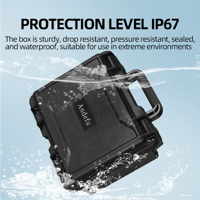 Customized Support OBM Hard Plastic Tool Case Waterproof IP67 Storage Case with Foam Various Sizes Multi-purpose Usage