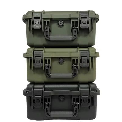 Multifunctional Black Plastic PP Hard Case Watertight IP67 Waterproof Customizable Foam Included OEM Support for Industrial