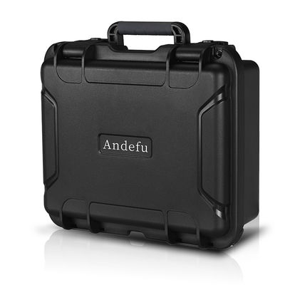 Shockproof Dustproof Waterproof IP67 Portable Black PP Plastic Carrying Case for Pre-cut Foam Toolbox and Customizable Design