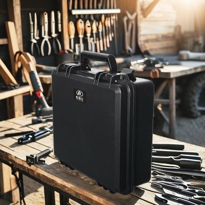 Customizable Black Hard Plastic and Shockproof EVA Material Toolbox Multi Tool Box with Hardware OEM Support