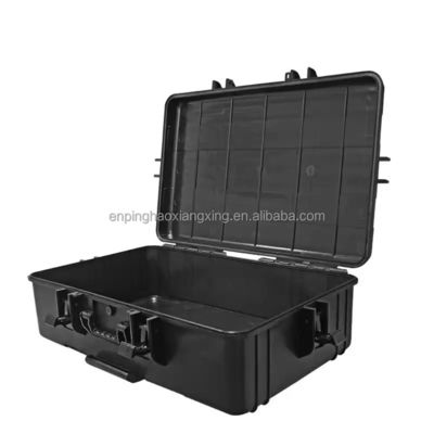 Multi Tool Box Small BLACK Waterproof Shockproof Plastic Hard Travel Case Heavy Duty Carrying Equipment for Watches OEM