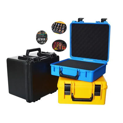 IP67 Waterproof Custom Tool Box with Customizable Foam and Plastic Handle for Camera Equipment