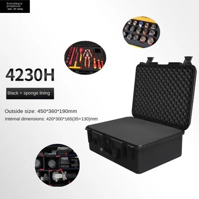 Customizable IP67 Waterproof Shockproof Crushproof Plastic Hard Carrying Case with Foam Customized Logo OEM/ODM Supported