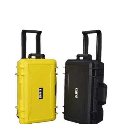 Customizable Pull Rod Wheel Boarding Case for Photographic Electronic Equipment Internal Size mm 525*291*179 52 128 mm Black