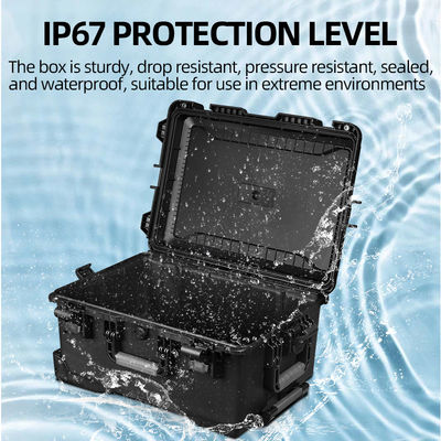 OEM Tool Storage Box Soundproof Wheel IP67 Waterproof Case Customizable