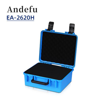 OEM Tool Storage Case ABS Plastic Tool Carrying Case Metal Packed Impact Resistance