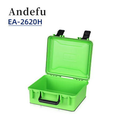 OEM Tool Storage Case ABS Plastic Tool Carrying Case Metal Packed Impact Resistance