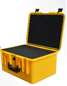 Lockable Tool Storage Case with Customizable Foam Interior and Pressure Equalization Valve in Custom Color