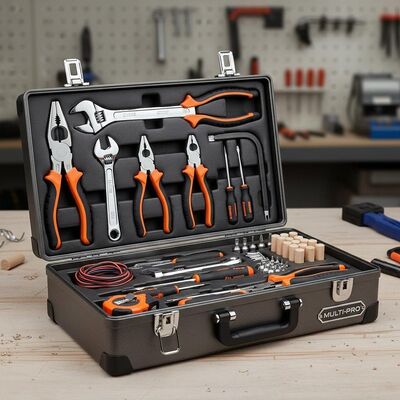 Langlebige Aluminium-Baustofflagerbox mit mehreren verstellbaren Abteilungen und verschließbarem Design