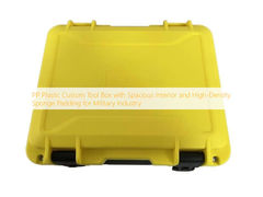 PP Plastic Custom Tool Box with Spacious Interior and High-Density Sponge Padding for Military Industry